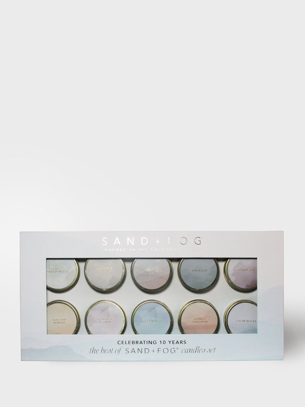 Scented Ten Year Anniversary Candle Set