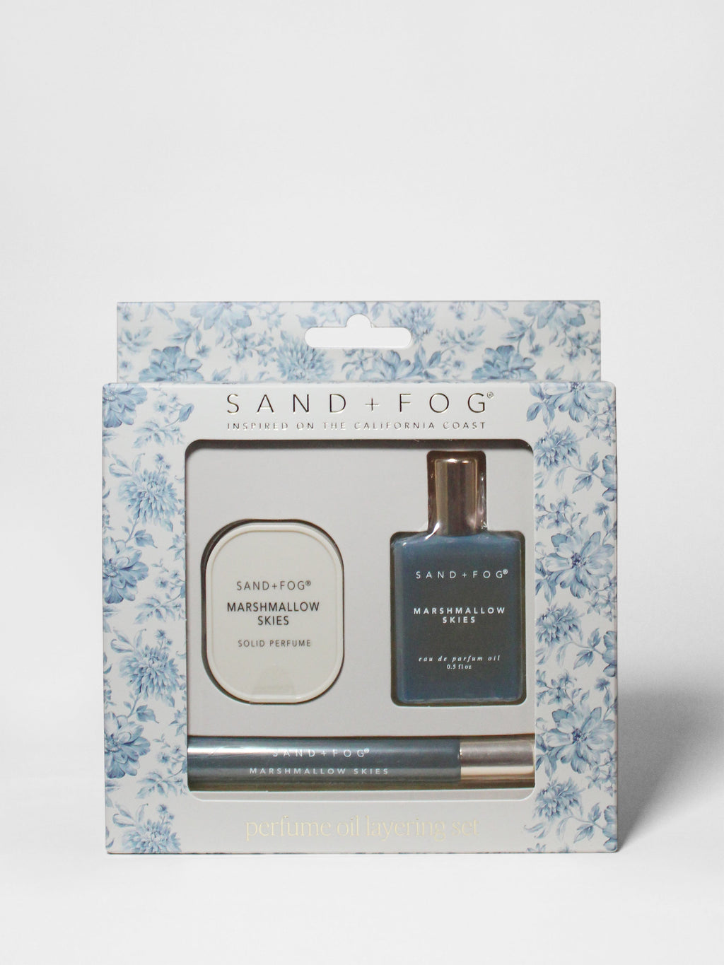 Premium Perfume Oil Rollerballs and Solid Perfume Set - Marshmallow Skies