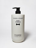 Premium Sand + Paws Pet Shampoo & Conditioner - Baby Powder
