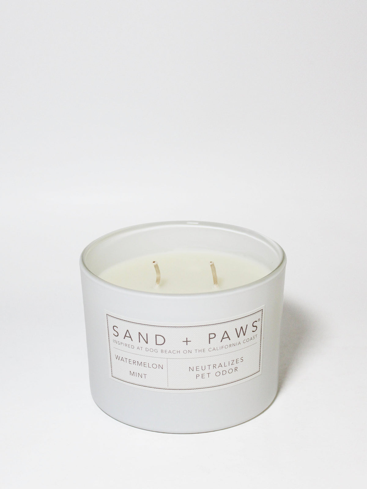 Sand + Paws Watermelon Mint 12 oz scented candle