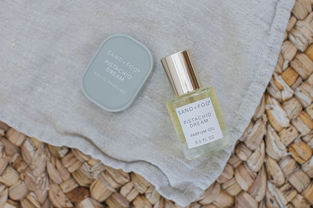 Premium Perfume Oil Rollerball and Solid Perfume Set - Pistachio Dream
