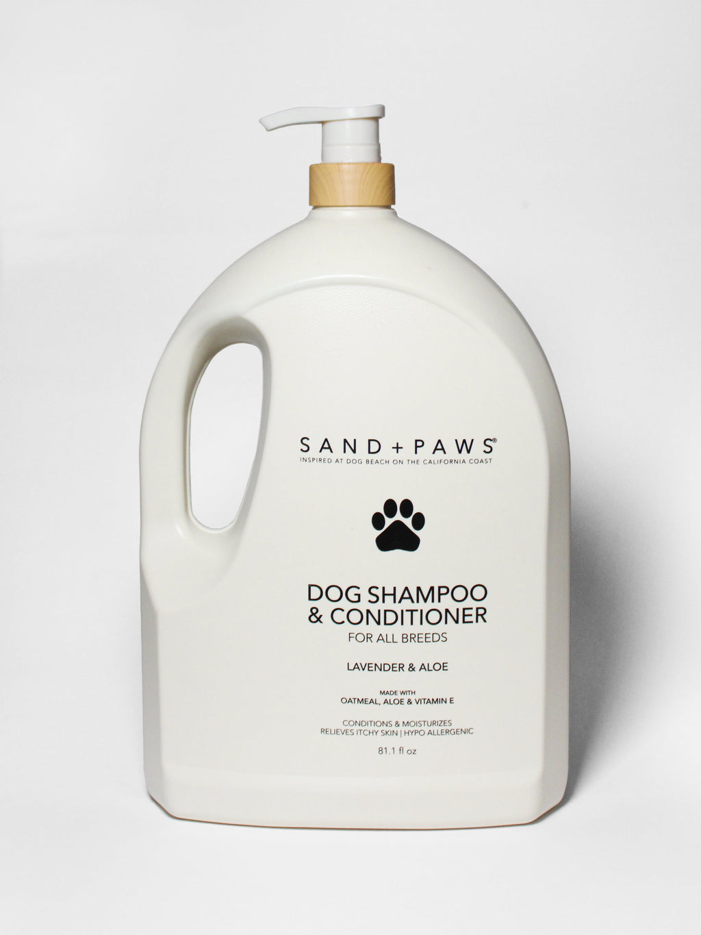 Premium Sand + Paws Pet Shampoo & Conditioner - Lavender & Aloe