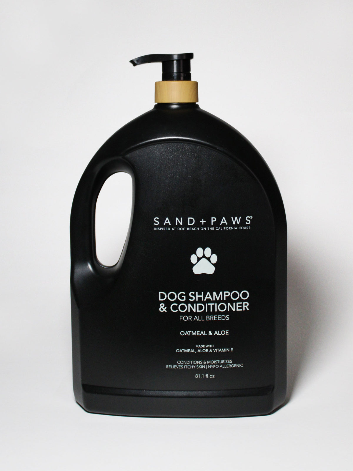 Premium Sand + Paws Pet Shampoo & Conditioner - Oatmeal & Aloe