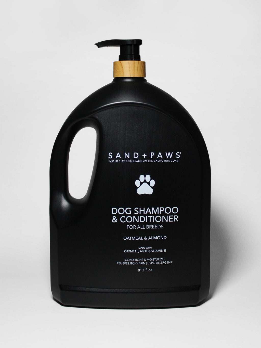 Premium Sand + Paws Pet Shampoo & Conditioner - Oatmeal & Almond