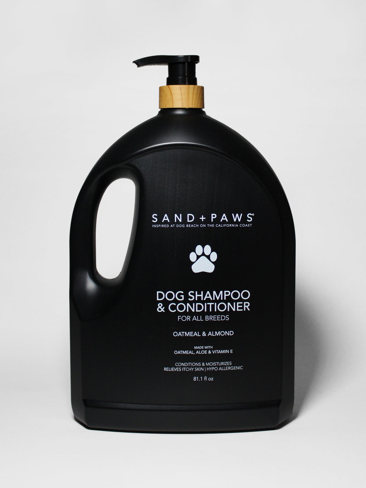 Premium Sand + Paws Pet Shampoo & Conditioner - Oatmeal & Almond