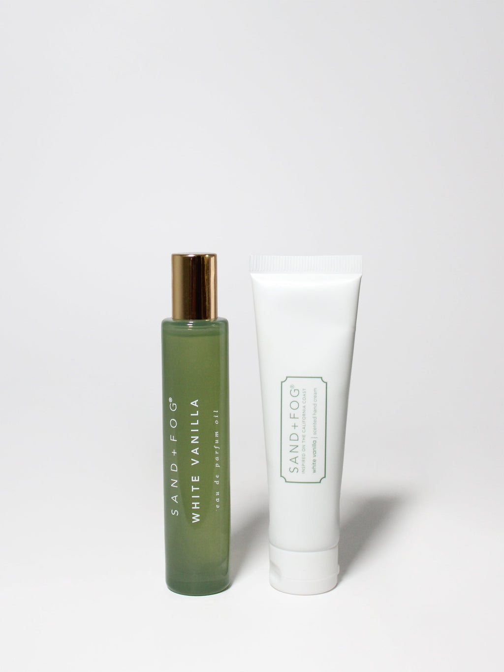 Premium Hand Cream and Perfume Oil Rollerball Set - White Vanilla