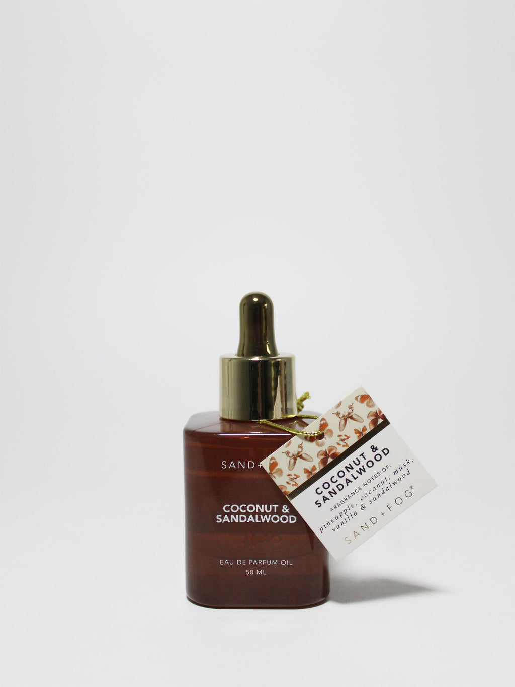 Luxury Coconut & Sandalwood 50 ml Perfume Oil Dropper