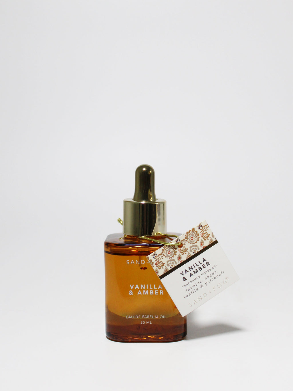Luxury Vanilla & Amber 50ml Perfume Oil Dropper